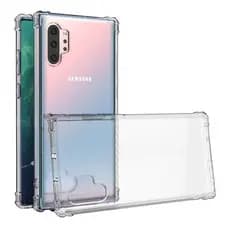 Capa Transparente Anti impacto Silicone Samsung Galaxy Note 10 (2 Unidades)