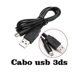 3ds cabo usb carregador old 3ds, new 3ds, 3ds xl, 2ds