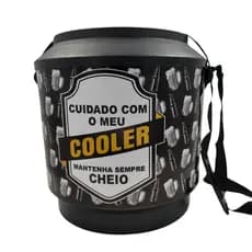 Cooler Térmico Redondo Com Alça Reforçada Caixa Grande 22 Litros Festa Churrasco Piscina Praia