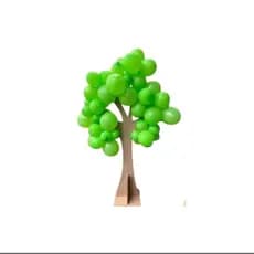 Árvore Porta Balão Display Provençal Bexiga 1,20 Mt MDF Crú Para Festa Enfeite Decoração