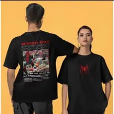 Camisetas Kit Casal Aranha Herói - Spider BOY/GIRL Street 1005 Algodão