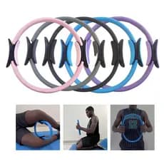 Anel Flexível Tonificador Pilates/Yoga Fitness para seu treino Kit com 3