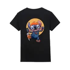 Camisa Camiseta Stitch Desenho Chucky Filme Fantasia