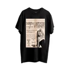 Camiseta Camisa Básica Sabrina Carpenter Cantora Atriz