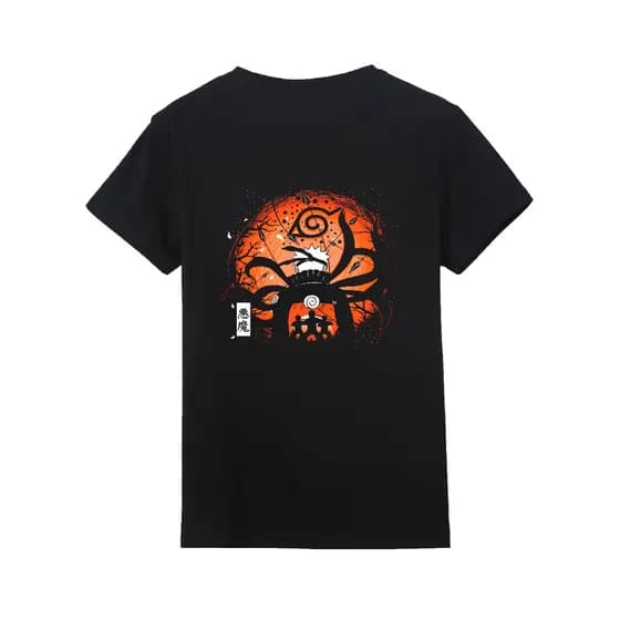 Camisa Naruto Anime Shippuden Hokage Camiseta Básica