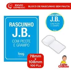 Bloco De Rascunho Serrilhado Caderno De Anotação 5 x cm 100 Folhas