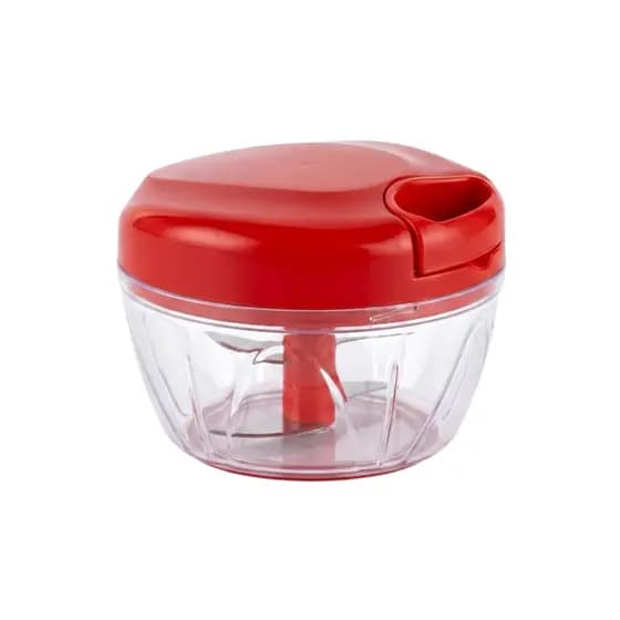Mini Processador Manual 500ml Triturador Alho Legumes