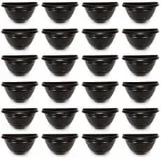10 Vaso De Parede Jardim Horta Vertical 1 Litro Vaso Meia Lua Kit 10 Peças Atacado
