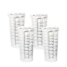 Kit 4 Copos Dosadores 500 Ml Com Bico Dosador