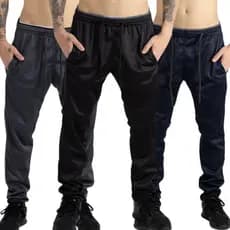 Kit 3 Calças Adulto Esportiva Flanelada Masculino Academia Corrida Inverno Peletizada Masculina