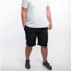 Bermuda Masculina Plus Size Minimalista Tactel Com Elastano Esportes Casual Básica Estilosa Reforça