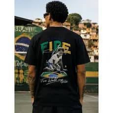 Camiseta Fire Apparel Brasil Tradicional