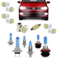 Kit Lampadas Tipo Xenon + Led Gol Voyage G6 Foco Duplo