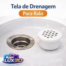 Tela de Drenagem para Pia, Tanque, Ralos, Cozinha, Banheiro e Área de Serviço