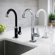 Torneira Lavatório Banheiro Cuba Bica Baixa Abs Lavabo Banheiro Cozinha