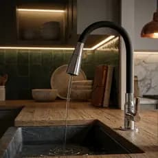 Torneira Gourmet Cozinha Bancada Mesa Pia Flexível Cromado