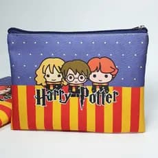 Necessaire slim Harry Potter para lembrancinha personalizada com nome