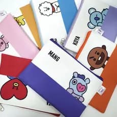 Kit 20x Necessaire Slim BTS BT21