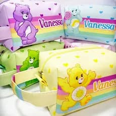 4x Necessaire personalizada Ursinhos Carinhosos