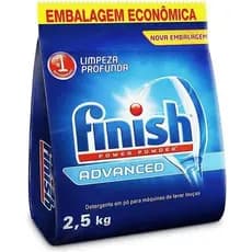Detergente Para Lava-louças Finish Power Powder Em Pó Em Pacote 2,5 Kg