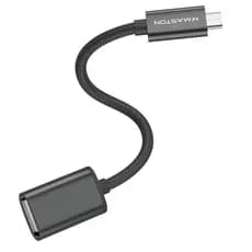 Cabo OTG USB 3.0 Tipo-C Adaptador Para Pen Drive Teclado Mouse Controle Plug & Play