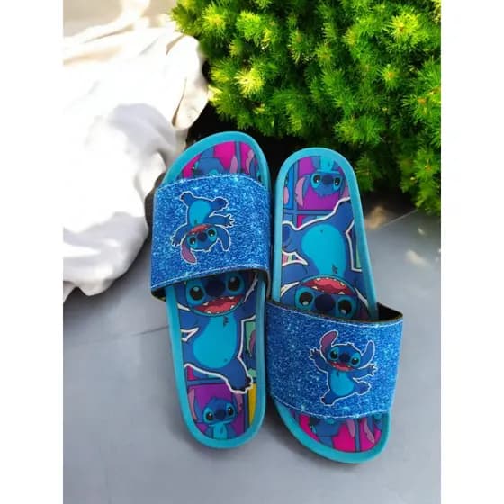 Sandália Chinelo Infantil Menina Lilo Stitch  Nuvem Slide Confortável Macio Qualidade Premium - PROMOÇÃO LANÇAMENTO
