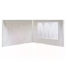 2 Paredes Laterais Para Tenda gazebo 3x3 Metros Cor branca