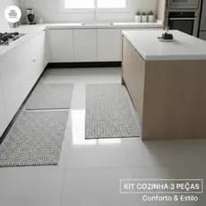 Tapete Antiderrapante Decorativo – Ideal para Sala, Quarto e Banheiro Super Absorvente