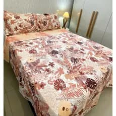 Cobre Leito Dupla Face Unique 3Pçs Toque Macio e Conforto Premium