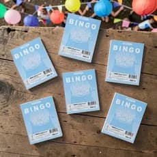 Cartela Bingo 96 Folhas Kit c/ 05 Blocos de 96 Folhas - 0,96x112mm Jogo Diversao Lazer Presente Festa Junina