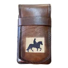 Capinha De Couro Para Celulares Telefones Muladeiro Country