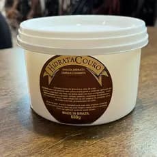 HidrataCouro 600g Hidrata Revitaliza e Protege Couros Bancos Automotivos Sapatos Selas