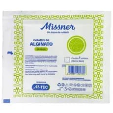 Curativo de Alginato de Cálcio M-TEC Missner - 10cm x 10cm - Unidade