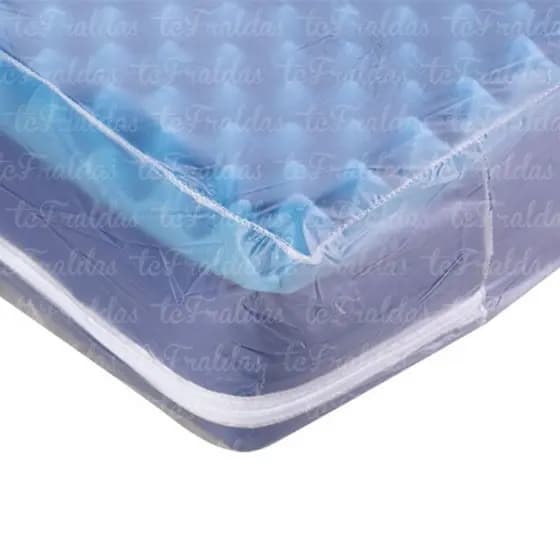 Protetor de Colchão PVC Impermeável Solteiro Zíper Altura 35 cm