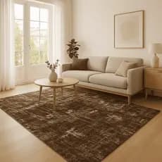 Tapete de Sala Marrom  Tapete Grande 3,00x2,00m, Ideal para Quarto e Sala