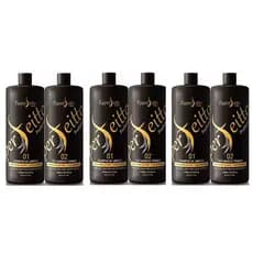 3 KIT PROGRESSIVA CABELO SAUDAVEL FIO CABELO PERFEITO RESULTADO LISO NATURAL