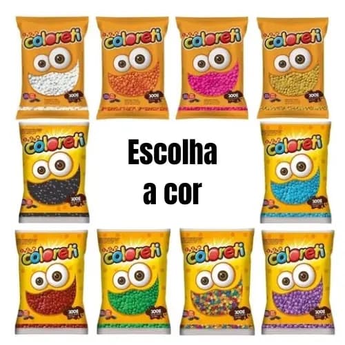 Confete Coloreti De Chocolate De 300g  - Cada Escolha A Cor