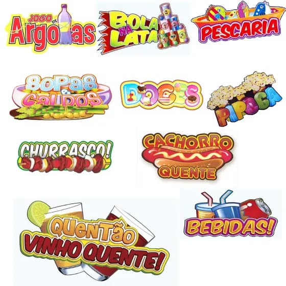 Placa Barraca Quermesse E Festa Junina unidade