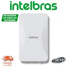 Roteador Wi-Fi Intelbras AP 300 AX Outdoor - 2.4 GHz e 5 GHz - Roteador e Access Point - Wi-fi 6