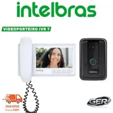Video Porteiro Interfone Residencial Ivr 7 Intelbras tela Display 7 polegadas