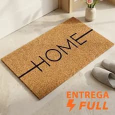 Tapete de Entrada Capacho Porta Casa Vinil Apartamento Home 40x60cm Antiderrapante Decorativo