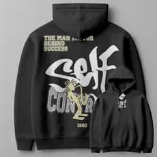Moletom Casaco Self Control 1980 BEHIND SUCCESS Streetwear Blusa Moleton Casual Urban Style