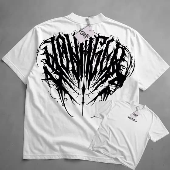 Camiseta Masculina Solta Estilo Americano Camisa Oversized Casual Moda Streetwear