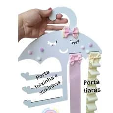 Porta laço e Tiara Infantil, organizador de laço e Tiara menina guarda-chuva