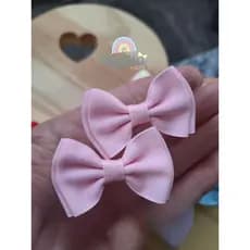 Parzinho de laço infantil, acessório cabelo, laço gravatinha no bico pato todo forrado com antideslizante ou na xuxinha