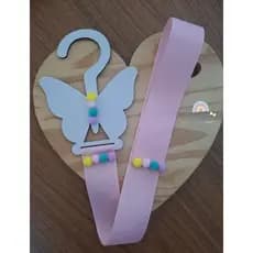 Organizador de laço infantil borboleta,  porta laço menina, acessório cabelo infantil cabide decorado