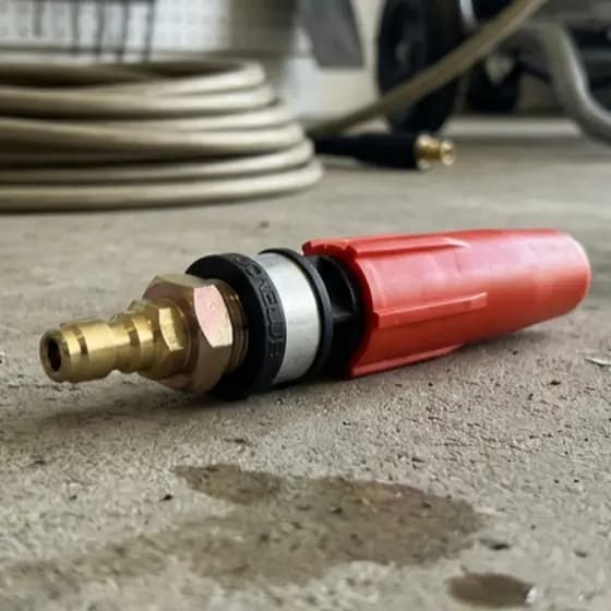 Bico Curto de Leque 1.0 MM de Alta Pressão com Engate Rápido