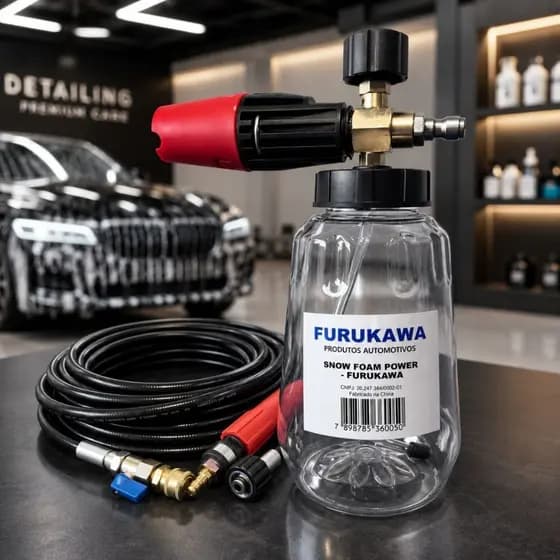 Mangueira Electrolux Ultra Wash UWS Com Snow Foam Engate Rápido Bico Leque - Auto express