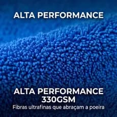 Pano de Limpeza em Microfibra  40x60 330gsm Alta Performance Limpeza Automotiva - Auto Express