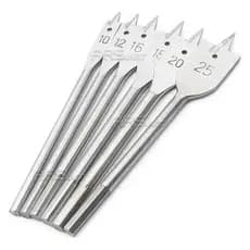 Jogo De Brocas Chata Para Madeira Kit De Brocas P/ Furadeira Oferta